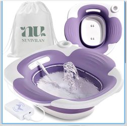 Electric Sitz Bath for Toilet, Portable Sitz Bath for Hemorrhoids & Postpartum Care