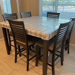 7 Piece Dinette Set Bar Height 