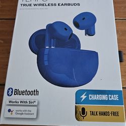 Tempo True Wireless Earbuds blue - New