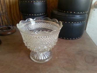 Antique glass bowl