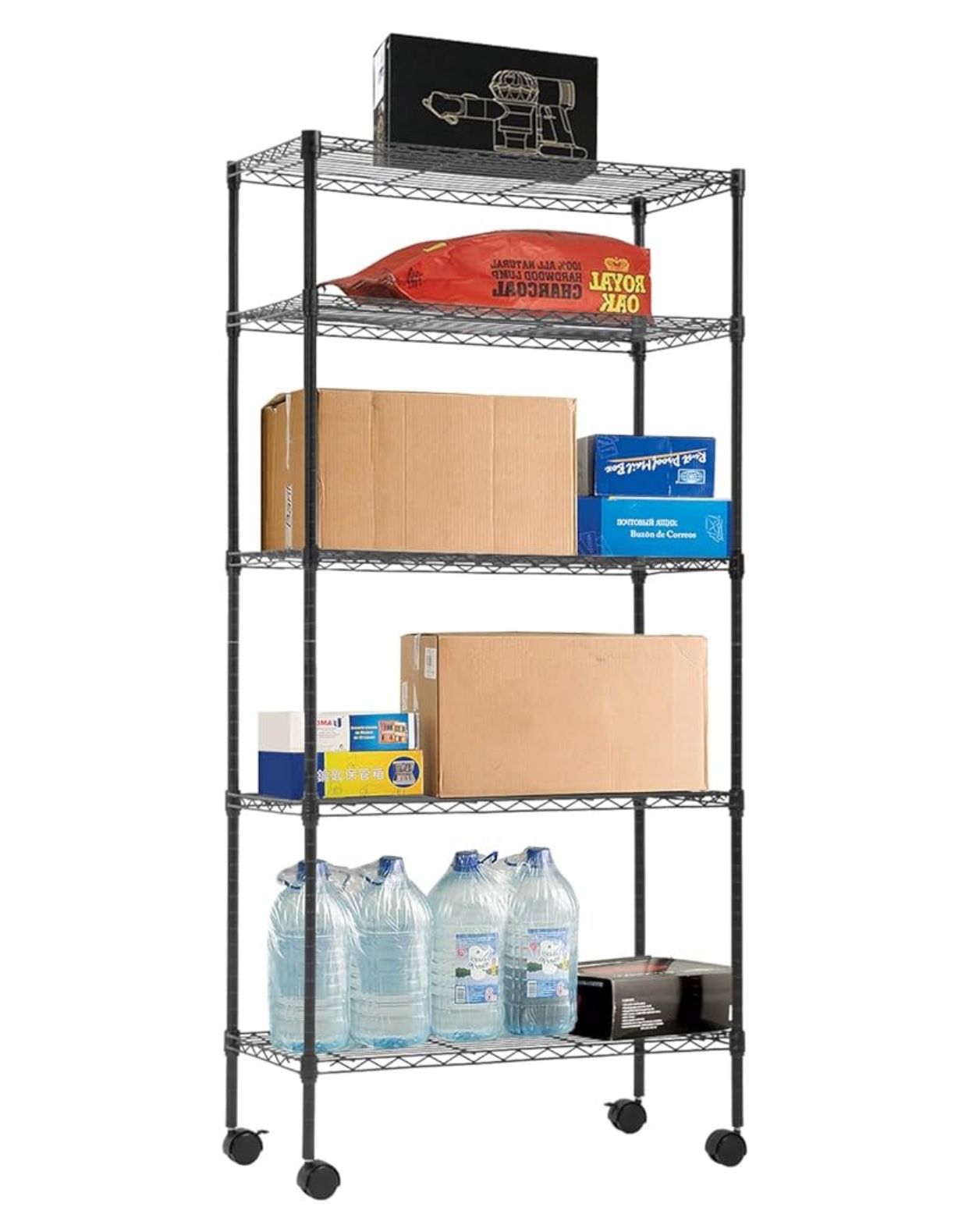 BRAND NEW, Black Wire Rack Shelf
