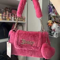 Juicy couture free love fluffy shoulder bag   