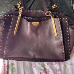 Deep Purple COACH purse For Sale