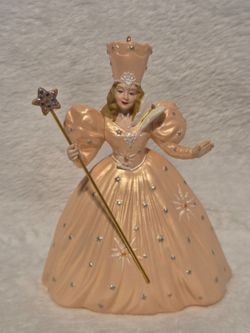 1995 Hallmark Keepsake Ornament titled "Glinda, Witch of the North" from The Wizard of Oz collection