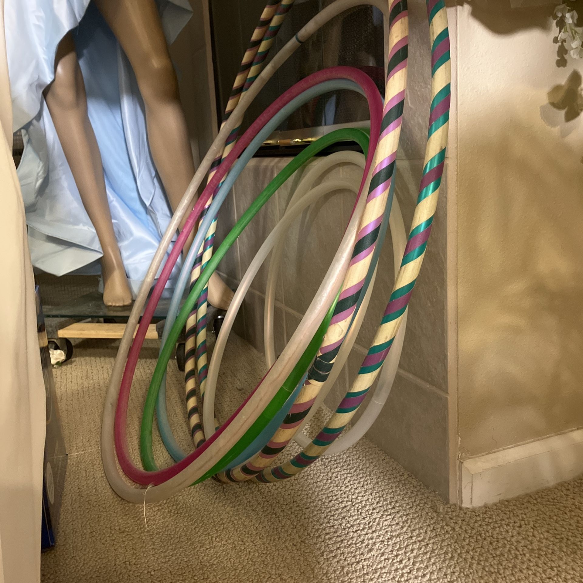 LED Hula/Dance Hoop Set