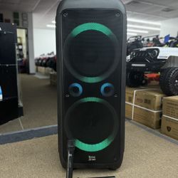 Rechargeable Party Speaker w/ FREE Wireless Mic(2x)
