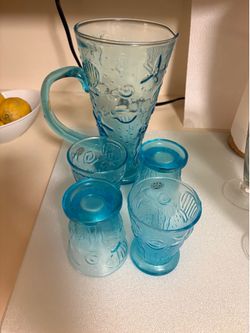 Glasses & Pitcher