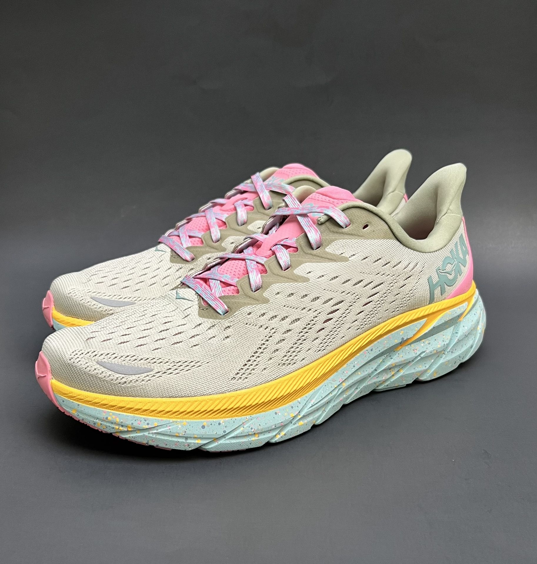 HOKA Clifton 8 Women's X Free People Green Running Shoes 1134730SGRT 12 B US Sz