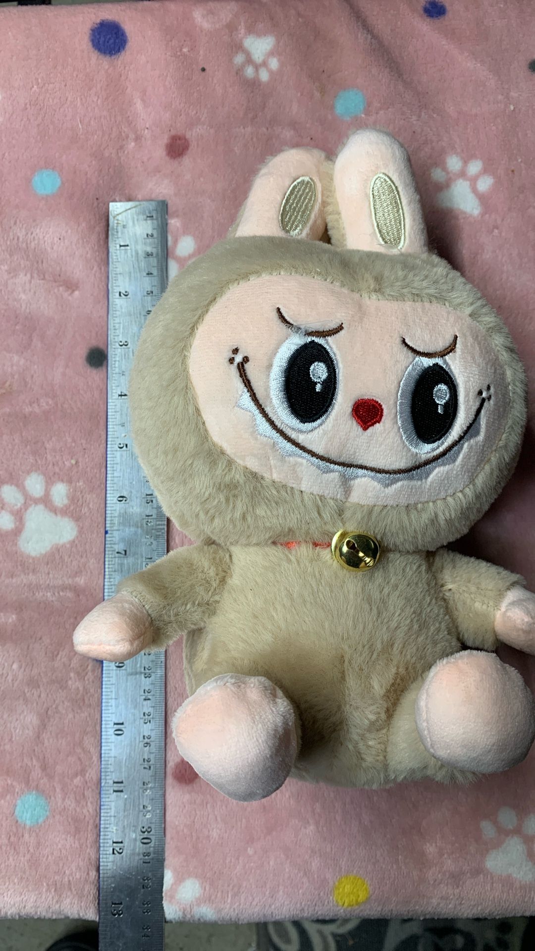 Labubu Stuffed Animal With Bell 10”