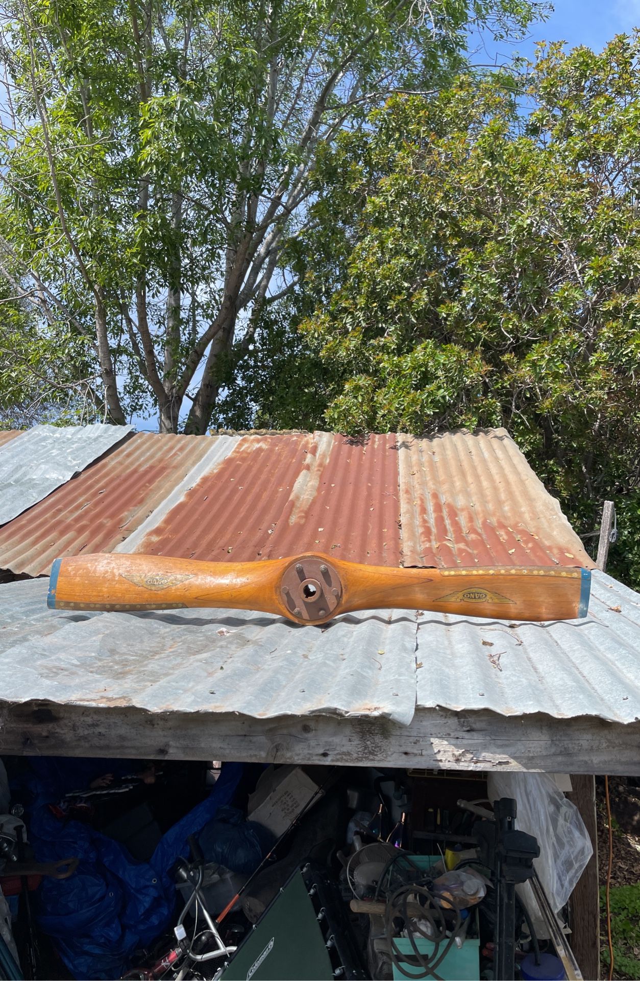 Awesome vintage airplane Propeller.