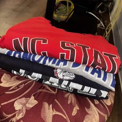 Lot Of 5 College Tees For $25