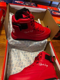 Patrick Ewing 33 Hi Red Black Sneakers
