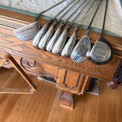 Adams Idea a705 Irons 6-P, Adams Idea A705 Hybrid With Reg Graphite Shaft, Ping  3 FW, Reg Shaft. 