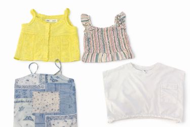 Girls Size 6 Trendy Tops