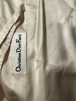 Christian Dior Chinchilla Fur Coat