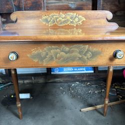 Hitchcock Vintage Desk  32 X 32