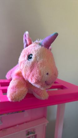 Rainbow peach unicorn