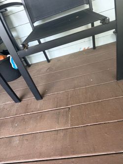 Black Metal Outdoor Patio Chair