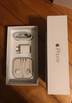 iPhone 6 plus box and cable charge