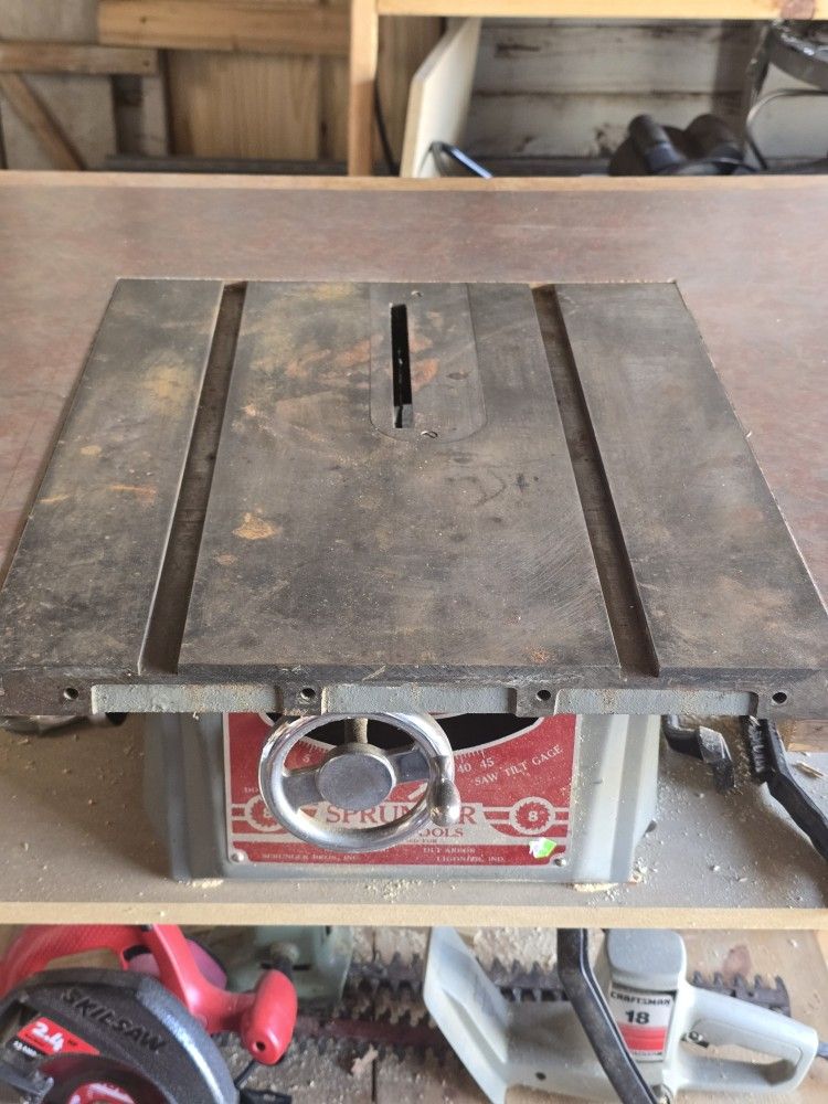 Sprunger Table Saw