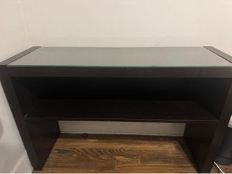 TV stand with shelf