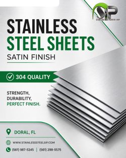 304 Stainless Steel Sheets Satin Finish