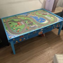 Thomas The Train Table Set With Trains 
