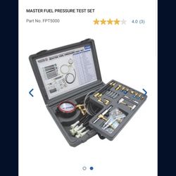 Matco Master Fuel Pressure Test Kit