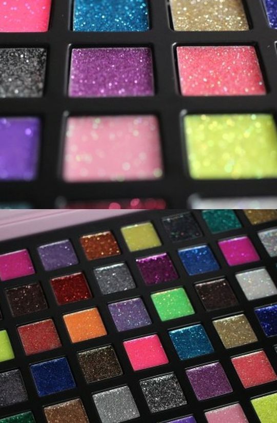 Malibu Glitz All Out GLITTER 70 Color Beauty Palette
