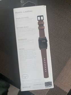 Nomad leather apple watch band 42 mm