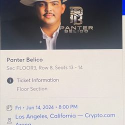 Panter Bélico Tickets 