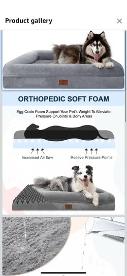 Yiruka XL Orthopedic Dog Bed - NEW