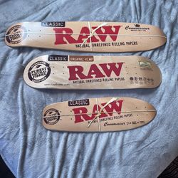 Raw Skateboard Complete Set