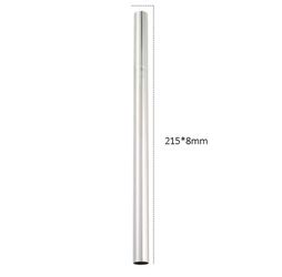 Extra Wide Stainless Steel Durable Drinking Straws + Brush - 2 for $1