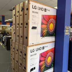 LG 86” UR8000 4K HDR SMART 120 HERTZ TV