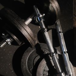 52.5lbs Dumbells Weights 