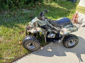 Kids Mini ATV Four Wheeler Camo