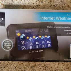 Sharper Image 5 Day Weather Station