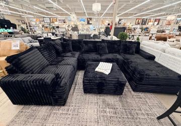 Matching  ottoman /Sectionals /same day delivery / no credit needed