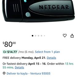 Brand new Netgear dual band adapter 