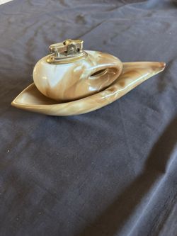 MCM cigarette lighter with ashtray