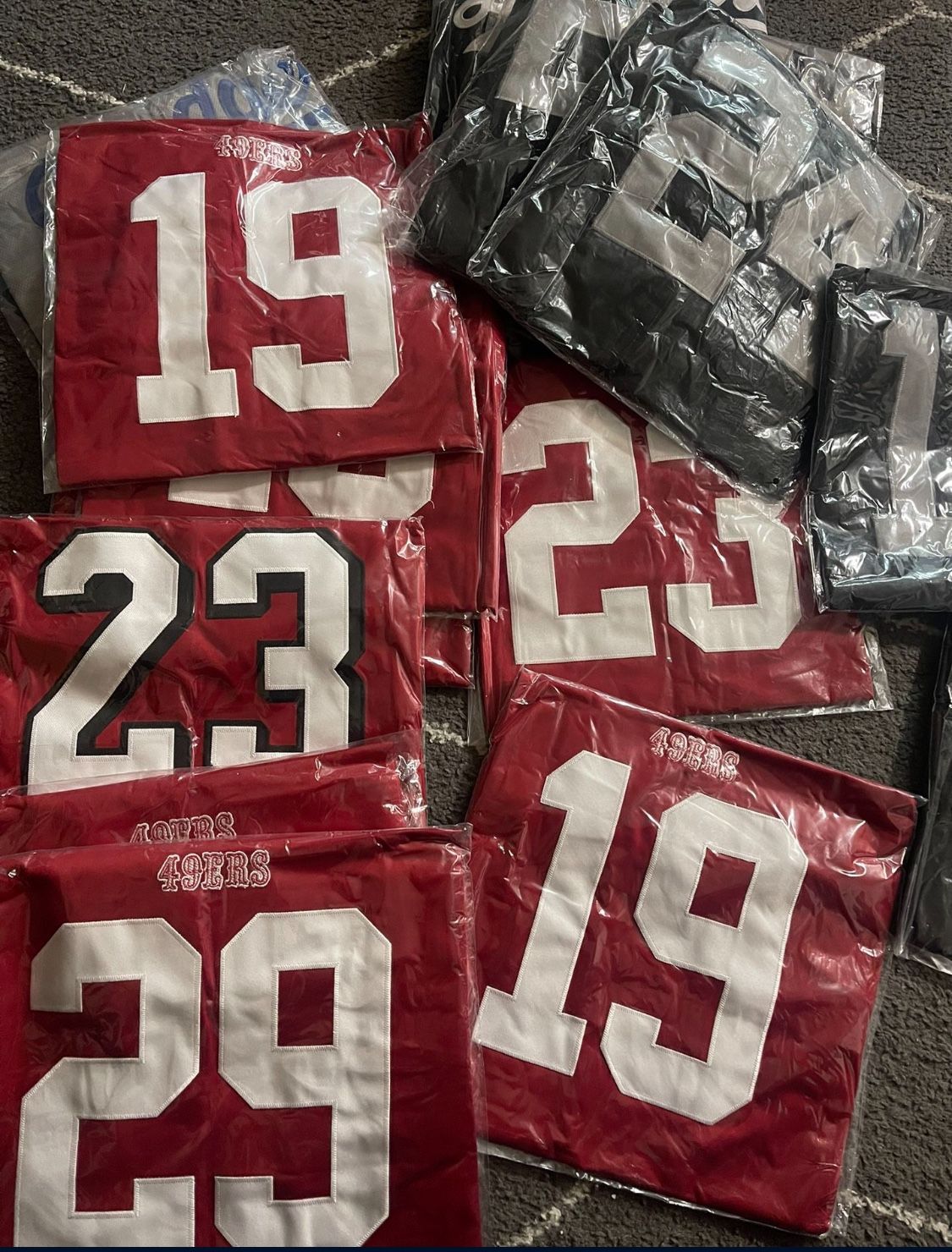 San Francisco 49ers Nike Stitched Jerseys Mens Womens Sizes Small-7X**  See Prices