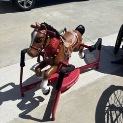 Radio Flyer Chestnut Plush Interactive Riding Horse