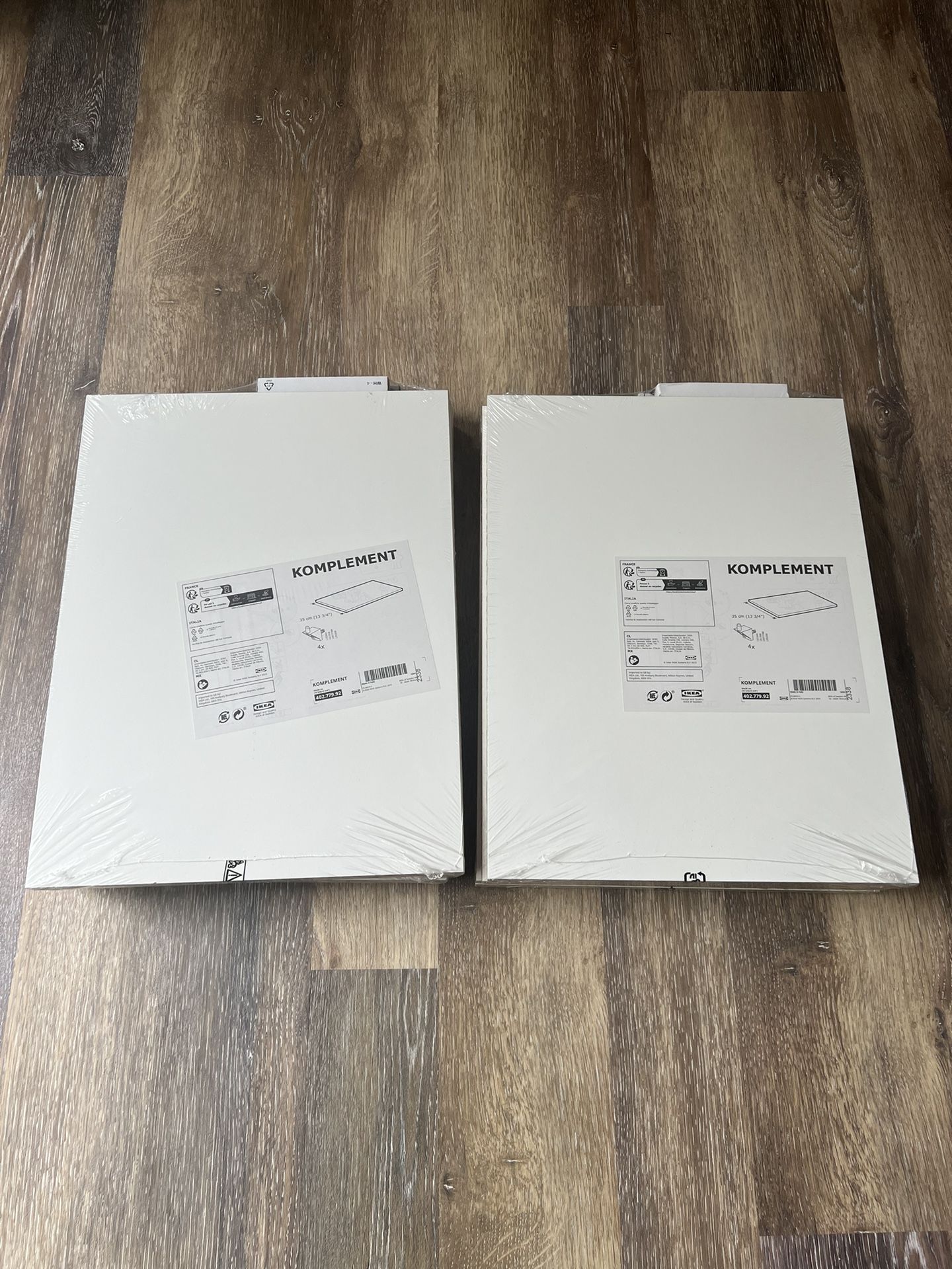 Ikea Komplement Shelves New