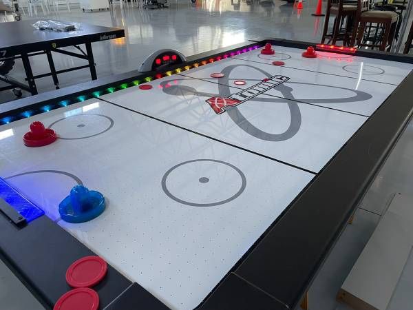 Atomic Top Shelf 7.5' LED Air Hockey Table