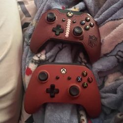 Two Xbox Controllers