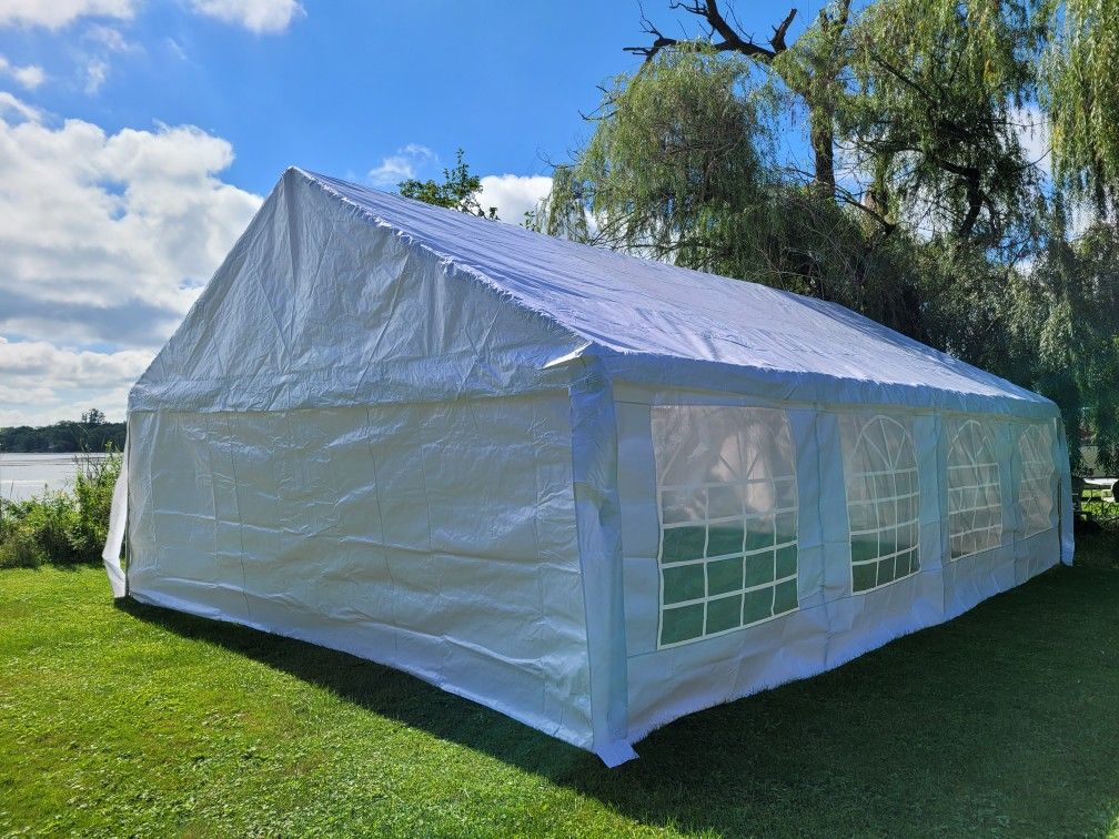 NEW! ONLY SALE! CREDIT CARD OK! PARTY TENT SIZE 20X30 HEAVY DUTY