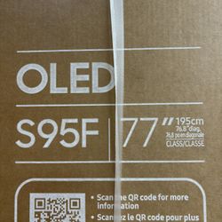 Samsung S95F 77 Inch Oled 4K Tv Smart Brand New Sealed