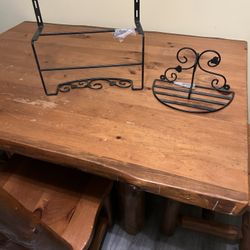 Metal Garden Shelves