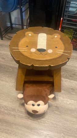 Two Little Wooden Stool